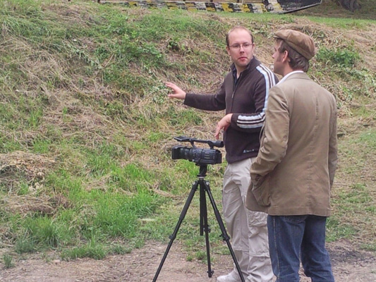 Förderkreis Bundesfestung Ulm - Der Dokumentarfilm - Makting Of - Aufnahmen im Fort Friedrichsau